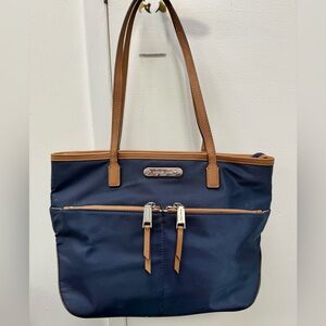 Michael Kors Blue Nylon Shoulder Bag